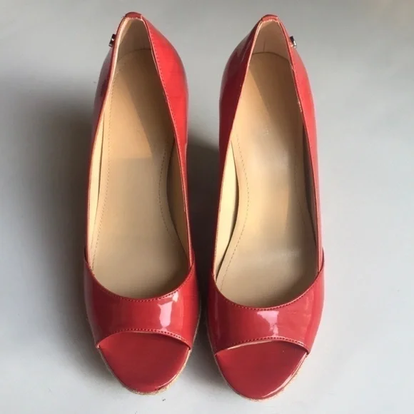 Calvin Klein Platform Peep Toe Heels Size 7 - Picture 4 of 8
